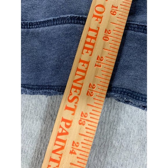 Abercrombie & Fitch Moose Distressed Hoodie Sweatshirt (Women's Small)‎ Blue - Picture 7 of 13